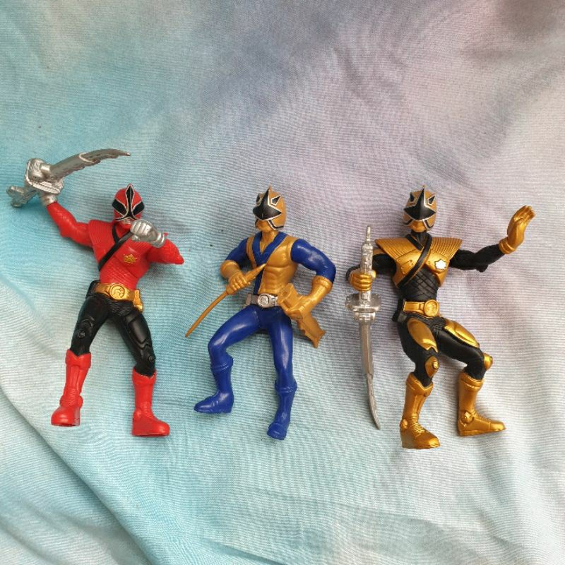 Action Figure Power Rangers Samurai Super Mega Force Original Bandai