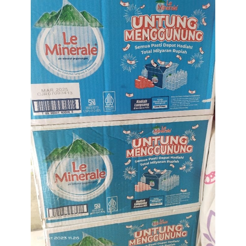 

Le Minerale 600ml 1 Karton 24 Botol