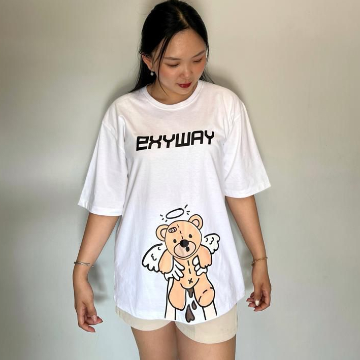 T-shirt Oversize Unisex- OVERSIZE TEE ANGEL BEAR