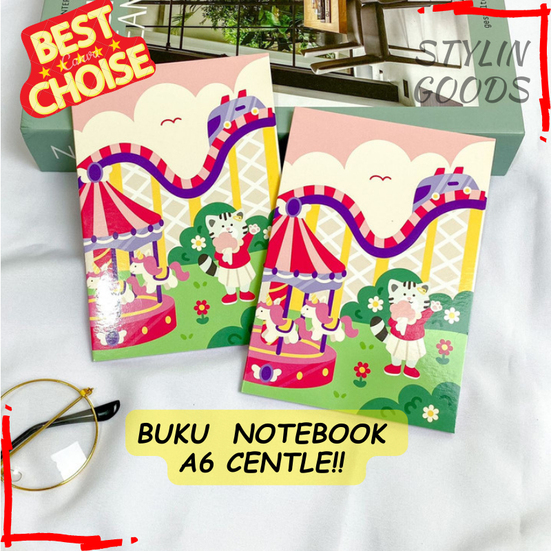 

NOTEBOOK A6 CENTLE BUKU NOTE DIARY LUCU IMUT ALAT TULIS MURAH TERBARU READY