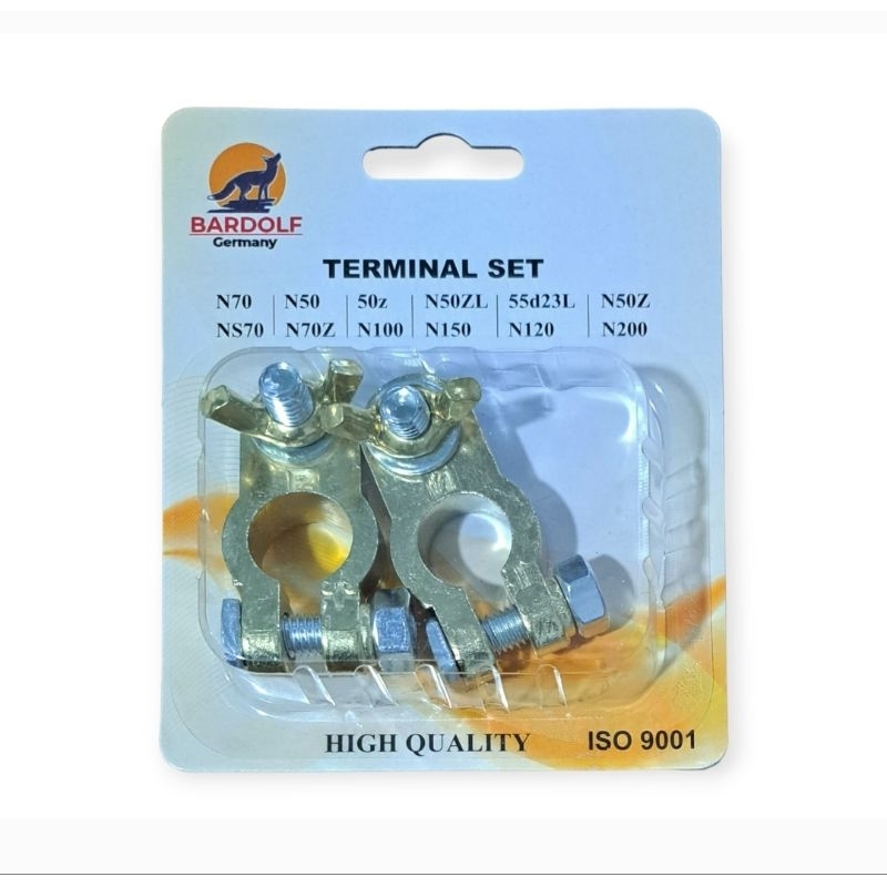 Terminal Aki Besar BARDOLF GERMANY Kepala Aki Mobil Set N50 N70 NS70 50Z N50ZL 55D23L N50Z N70Z N100