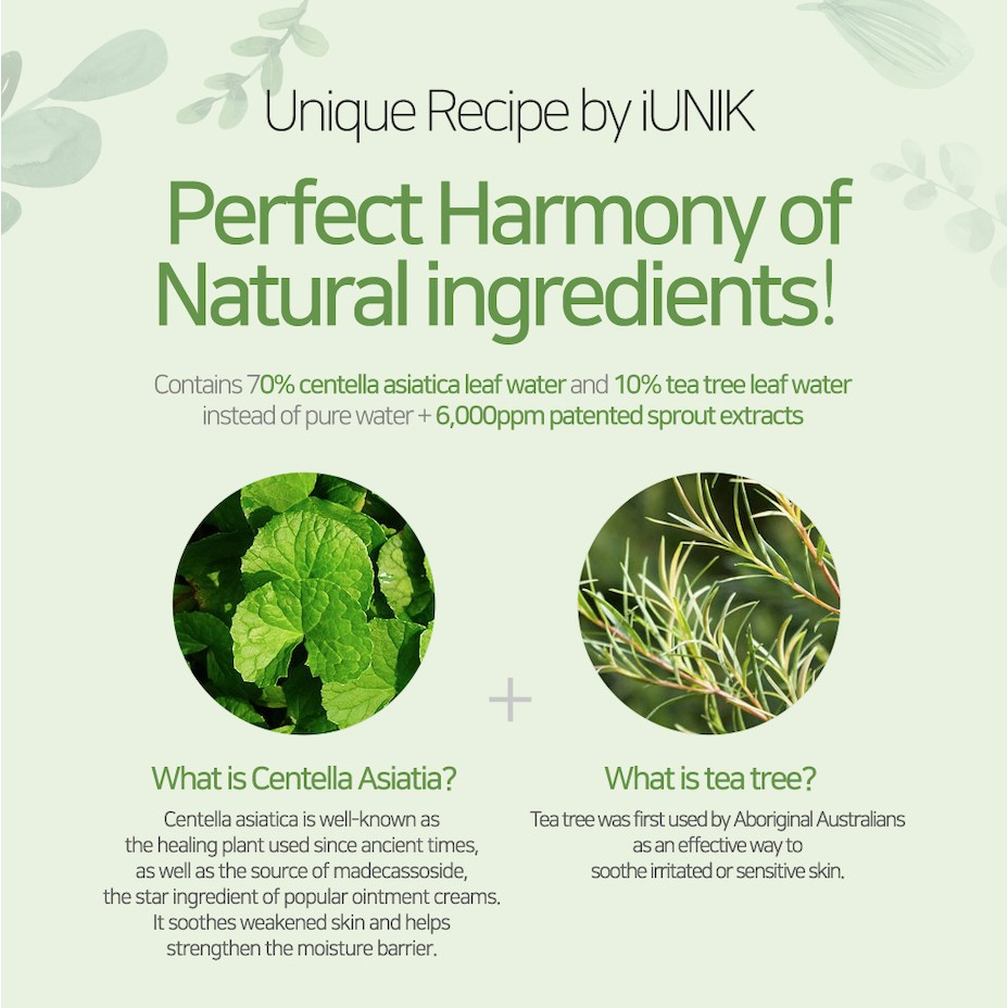 [iUNIK] Centella Calming Gel/Beta Glucan Daily Moisture Cream 60ml Best Summer Cream Duo set