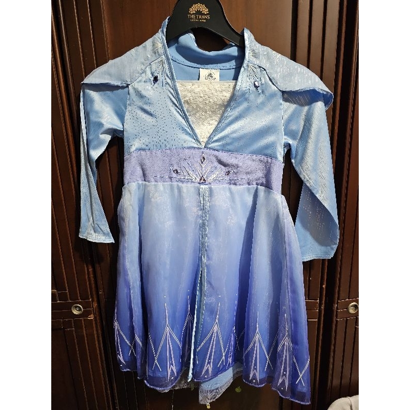 Dress preloved  frozen elsa disney sz 4