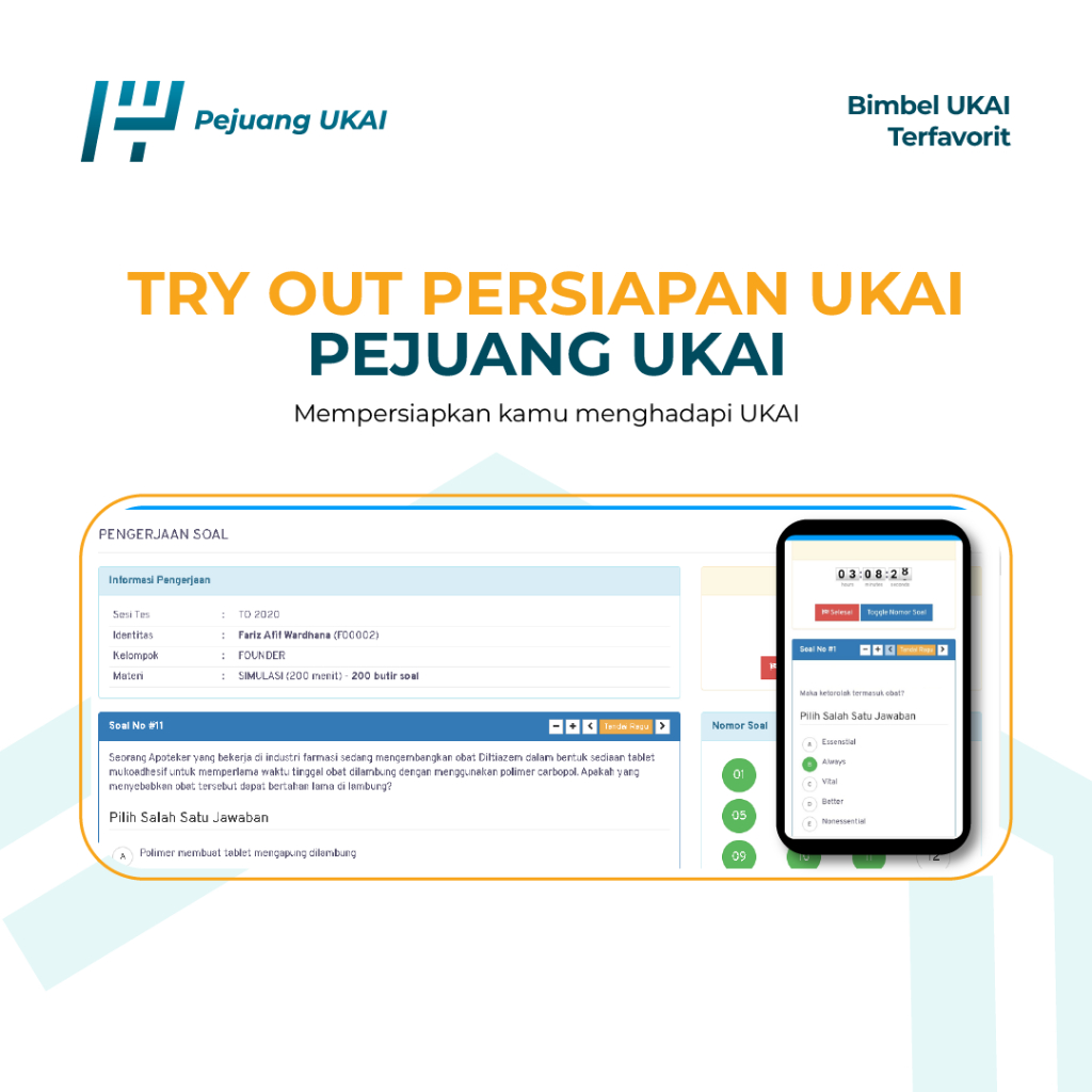 Try Out Persiapan UKAI Simulasi UKAI Pejuang UKAI 2024