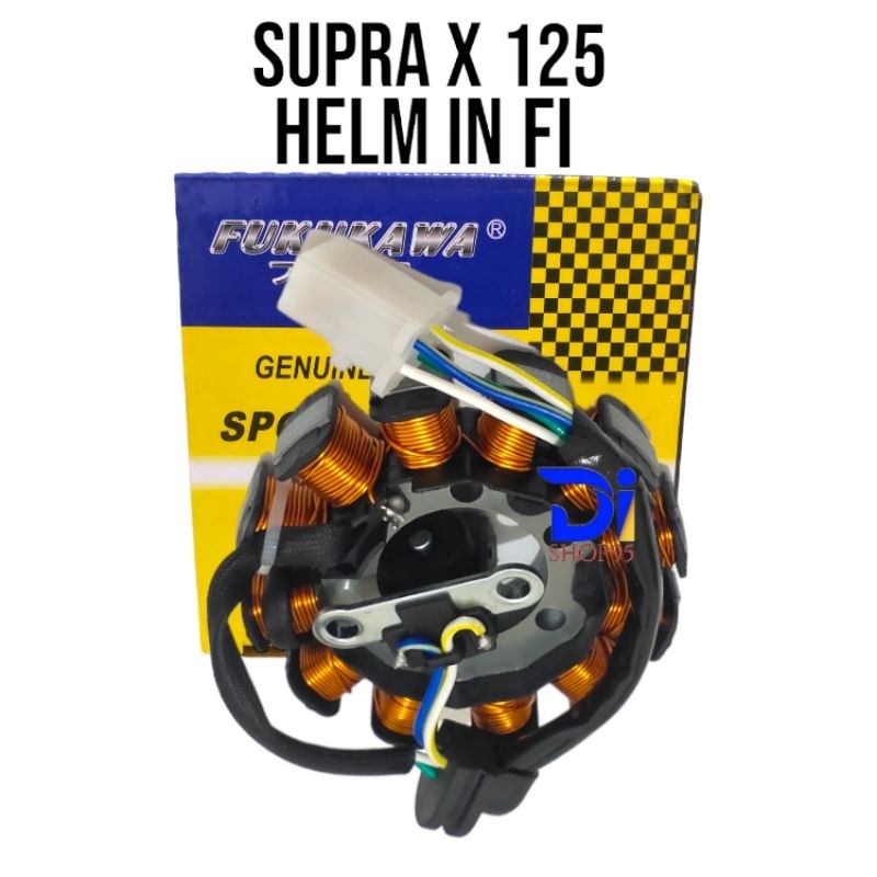 SPULL ASSY FUKUKAWA SUPRA X 125 HELM IN FI SPOOL KOMPLIT HONDA SUPRA X 125 HELM IN INJEKSI SPUL PLUS