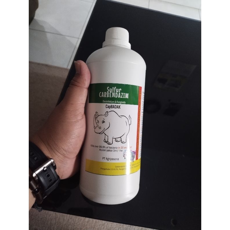 Disinfecktan cap Badak carbendazim sulfur 1liter