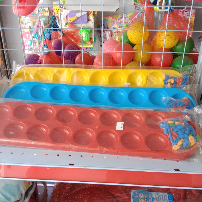 Dakon Congklak Plastik Mainan Anak Tradisional Dakon