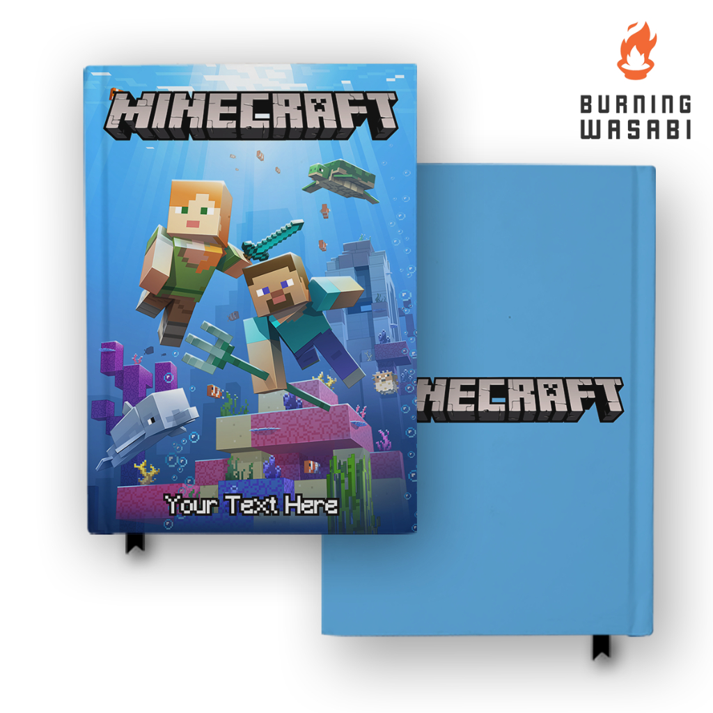 

Buku Catatan Notebook Minecraft 4 Aquatic Custom Nama Agenda Jurnal Diary Hardcover A5 A6 B5
