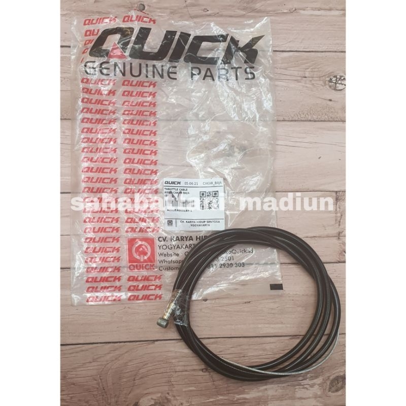 Throttle Cable Assy Cakar Baja - Kabel Gas Cakar Baja - Sparepart Cakar Baja