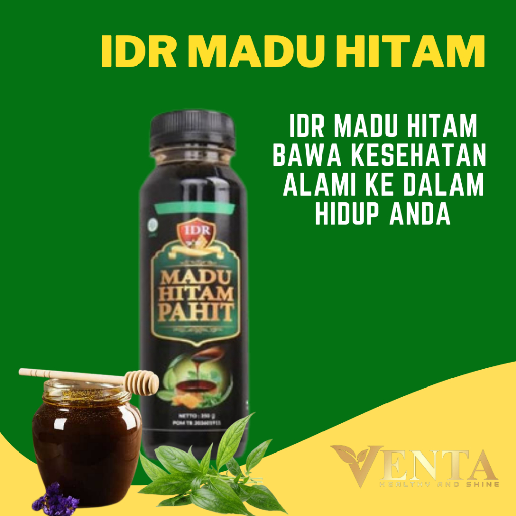 Idr Madu Hitam Pahit Obat Untuk Kesehatan Badan Alami Original