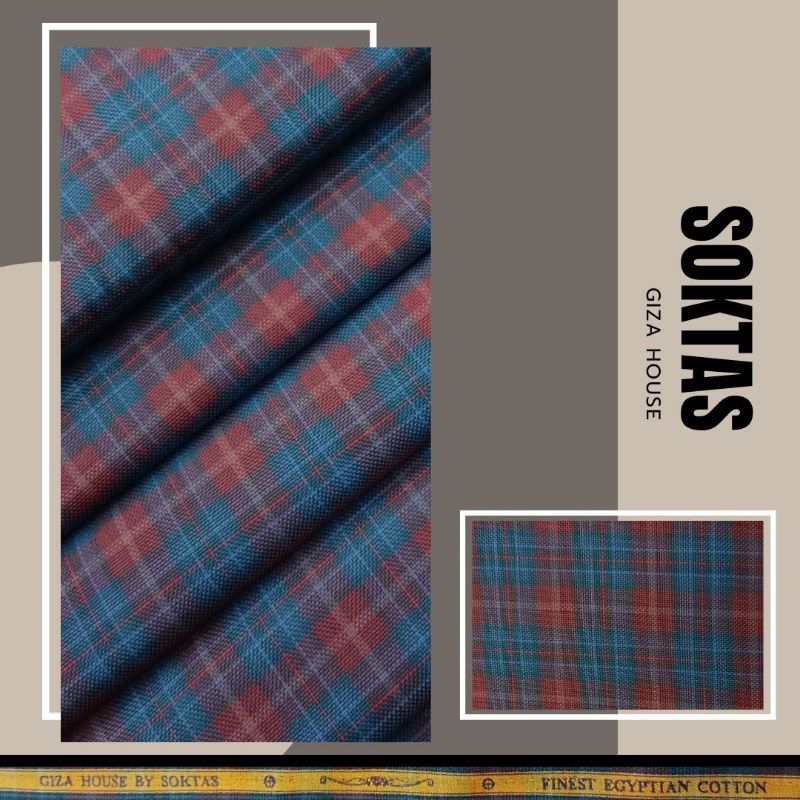 Kain Baju Motif Kotak