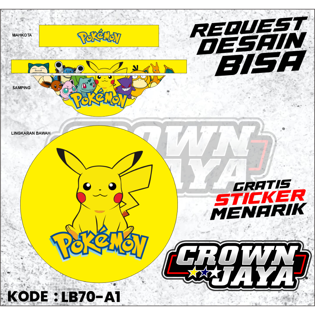 Decal Stiker Sangkar Sazime Lovebird Variasi Hologram - Stiker Sangkar Burung Kenari Tebok Lovebird 