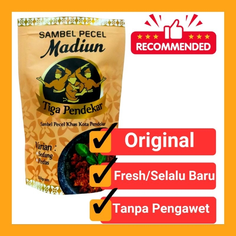 

Sambel Pecel khas Madiun original 250grm