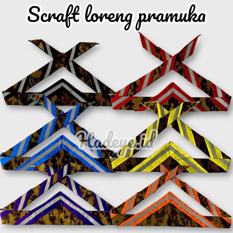 Scraft Pramuka Motif Loreng Ripstop Allsize