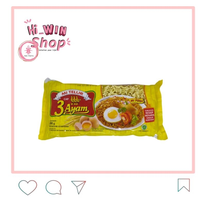 

Mie Telor Cap 3 Ayam Mie Cap 3 Ayam Mie Telur Cap 3 Ayam Mie Kuning Telor 3 Ayam Mie 3 Ayam Mie Ayam Telor Mie Pipih Mie Ayam