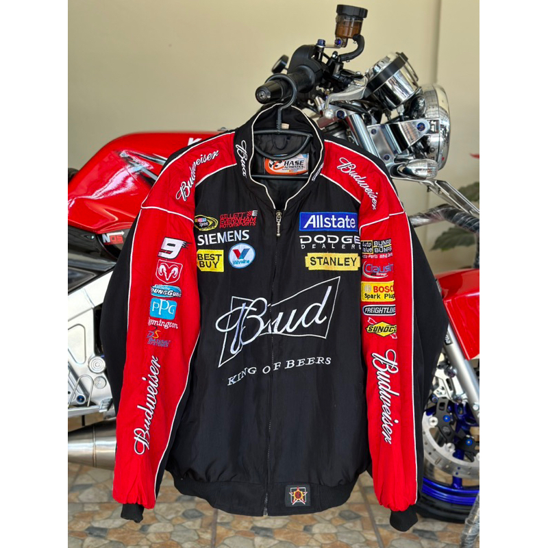 JAKET NASCAR VINTAGE BUDWEISER