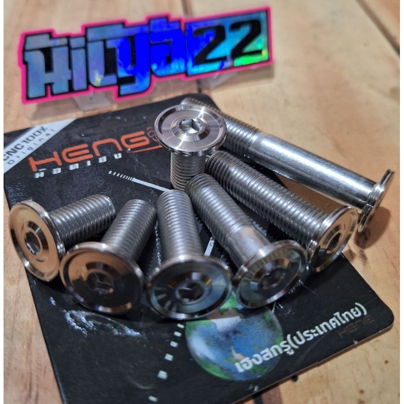 baut 14 M10 payung model cnc AA slim stainless matte orinal Heng thailand AST