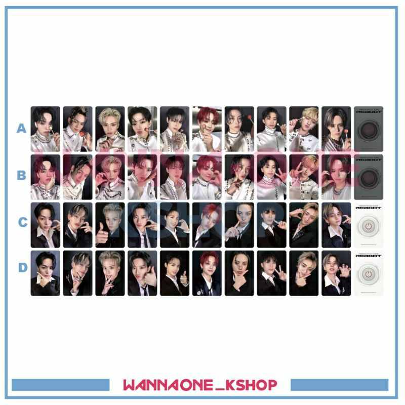 photocard Treasure REBOOT album