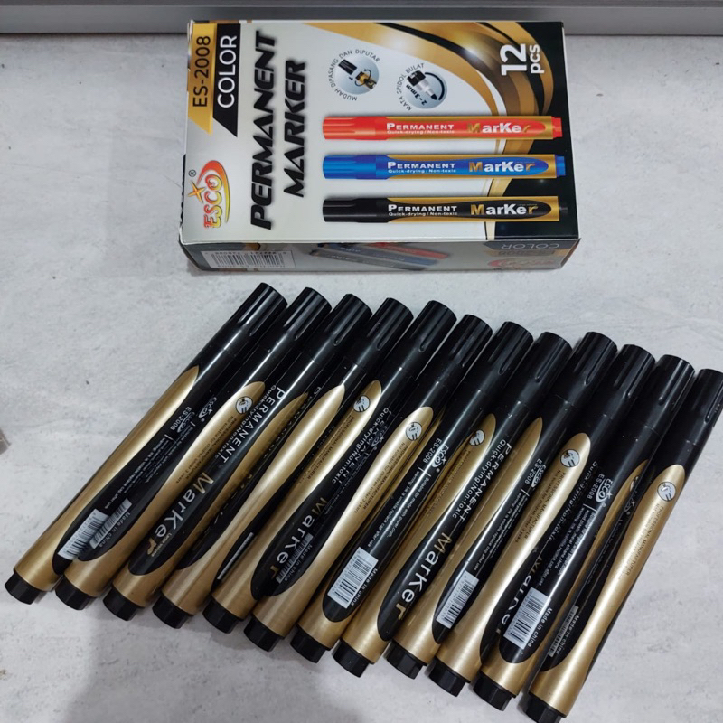 

Esco Permanent Marker Spidol Permanen Tidak Bisa Dihapus