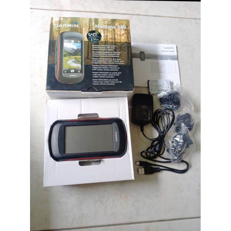 Gps Garmin Montana 680 Second Komplit Mulus