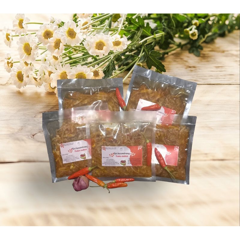 

sambal teri kecombrang//teri kecombrang//sambal teri kemasan//100g