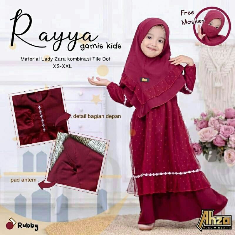 GAMIS ANAK BRUKAT TILE DOT