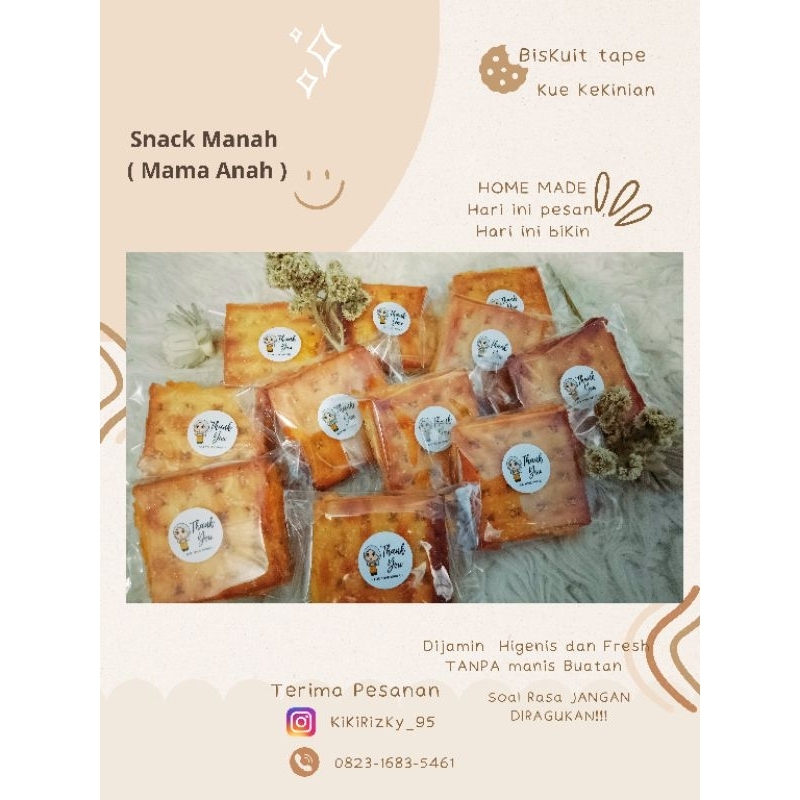 

kue Gabin ( kue tape ) Manah (mama Anah )