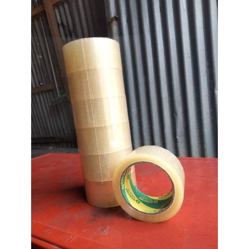 

Lakban bening 1 Roll 48 M x 90 yard lebar 5 cm
