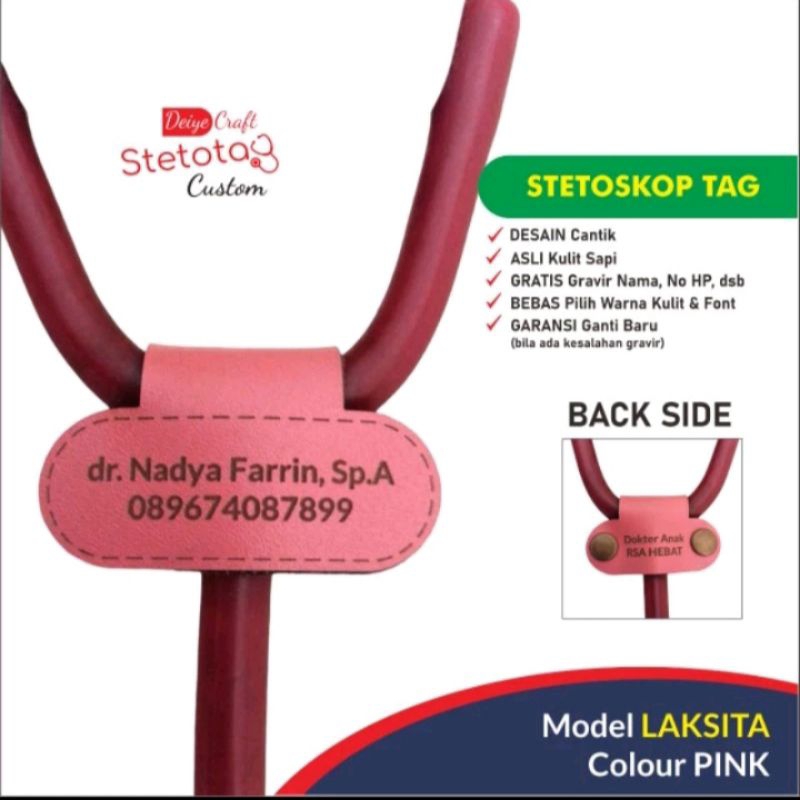 

STETOSTAG Custom Gratis Gravir Nama ( Mode Laksita)