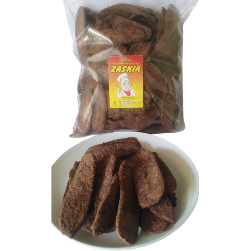 

keripik pisang coklat lampung kemasan 1 kg zaskia keripik