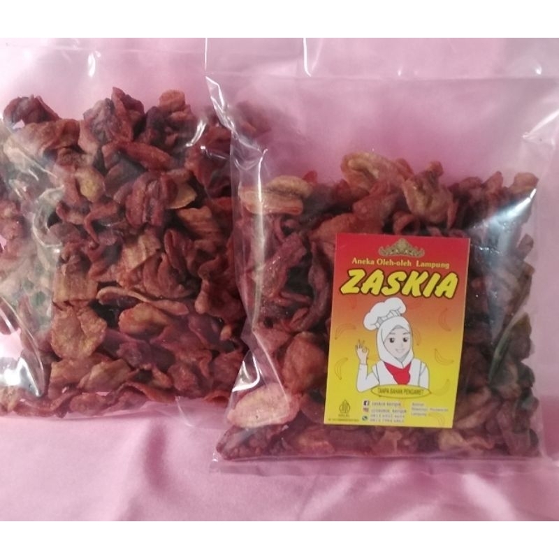 

sale pisang madu zaskia keripik