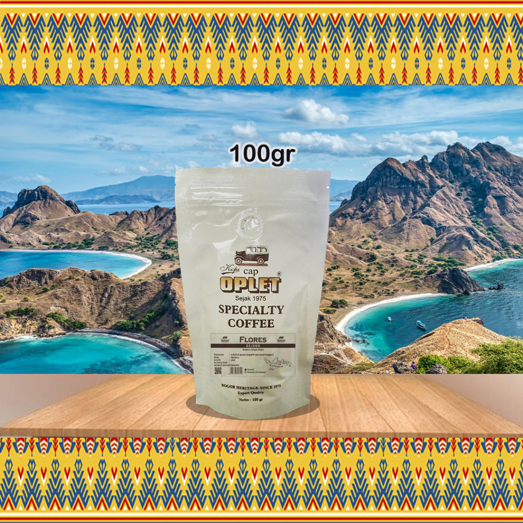 

KOPI OPLET SPECIALTY COFFEE - FLORES BAJAWA (ARABIKA) - 100 gram