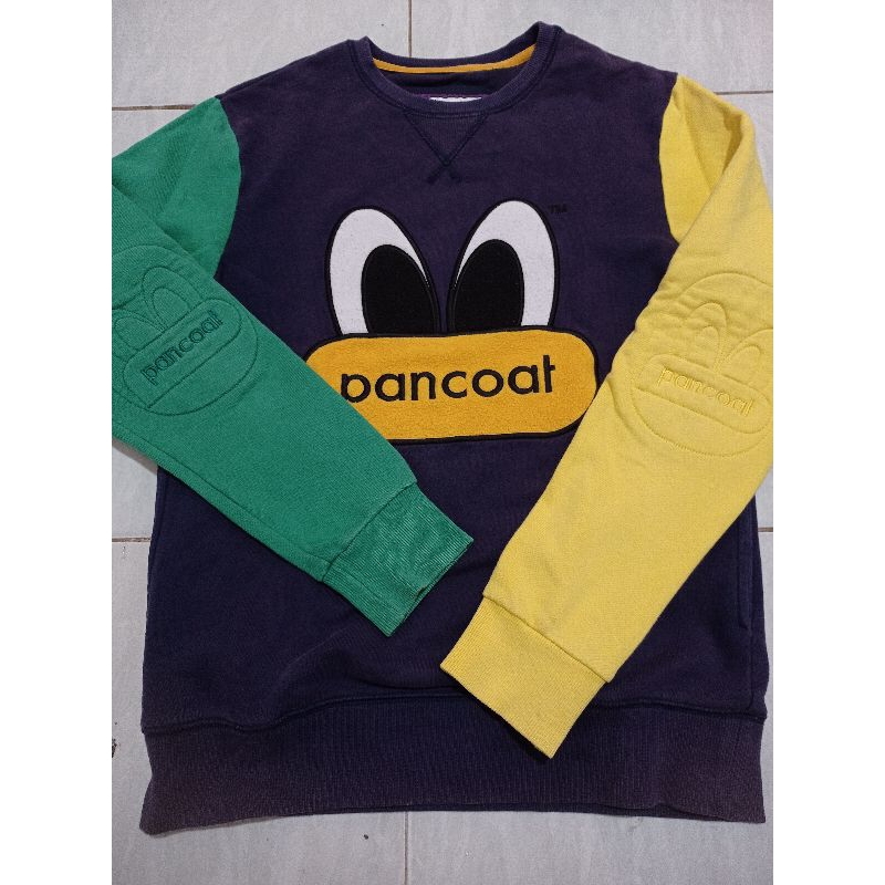 crewneck pancoat 3 tone