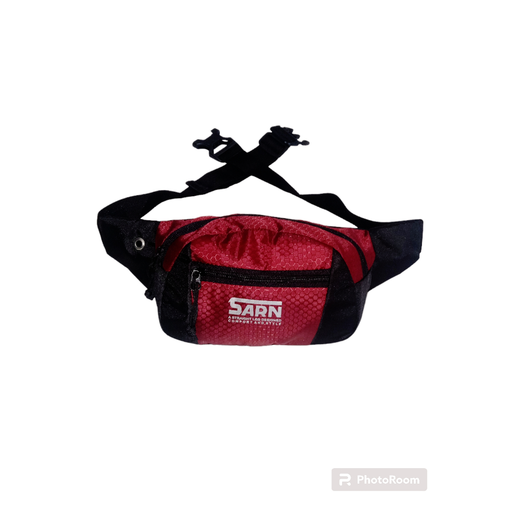 Tas Selempang Pria Anti Air  Star Waistbag Waterproof Sporty harga murah