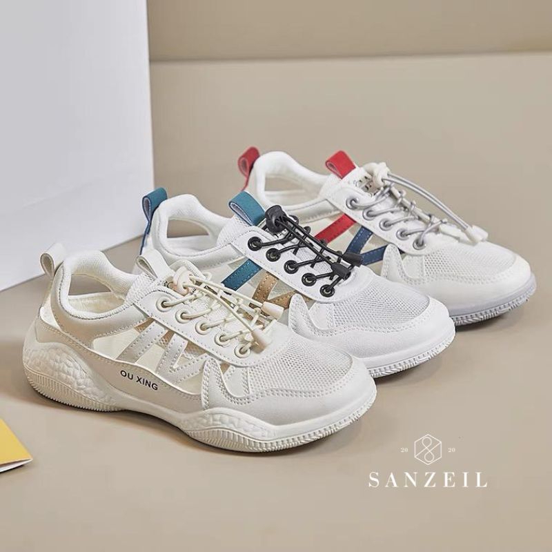 Sanzeil Zein Sepatu Sneakers tali Wanita Original Brand SANZEIL