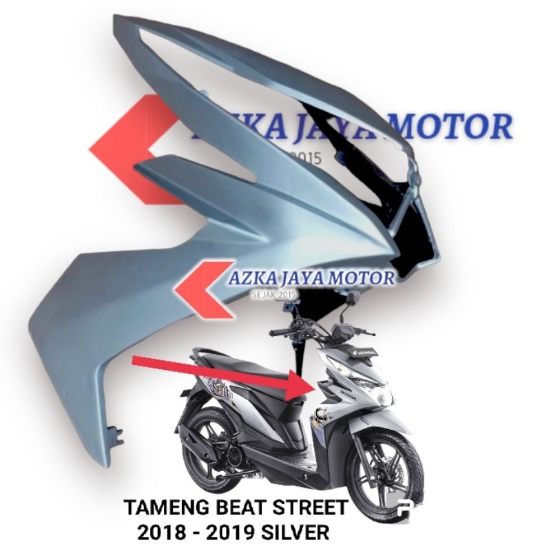 Tameng Beat Street Silver 2018 - 2019 / Dasi besar beat fi silver abu abu