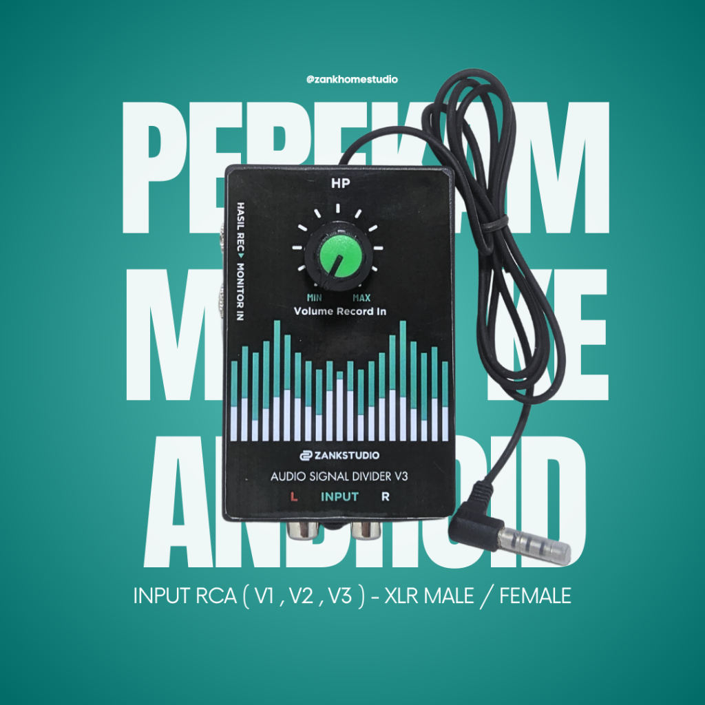 ASD Alat Perekam dari Mixer ke HP Android Suara Jernih Tanpa Noise