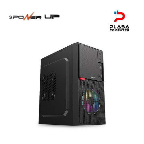 Casing 3 Power Up Aeromax AM-560 Include PSU 500W M-ATX Case