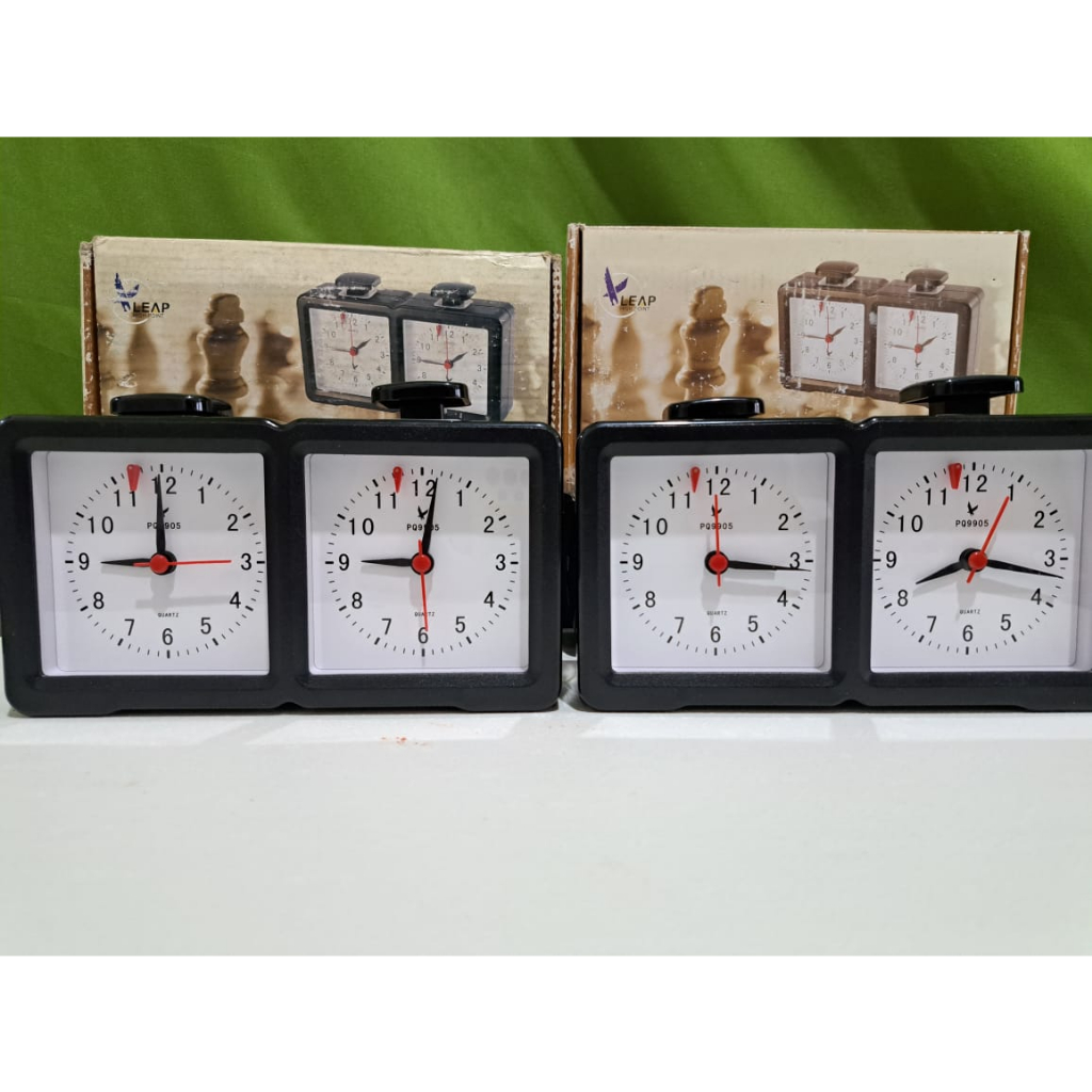 Jam Catur Analog Merk Leap