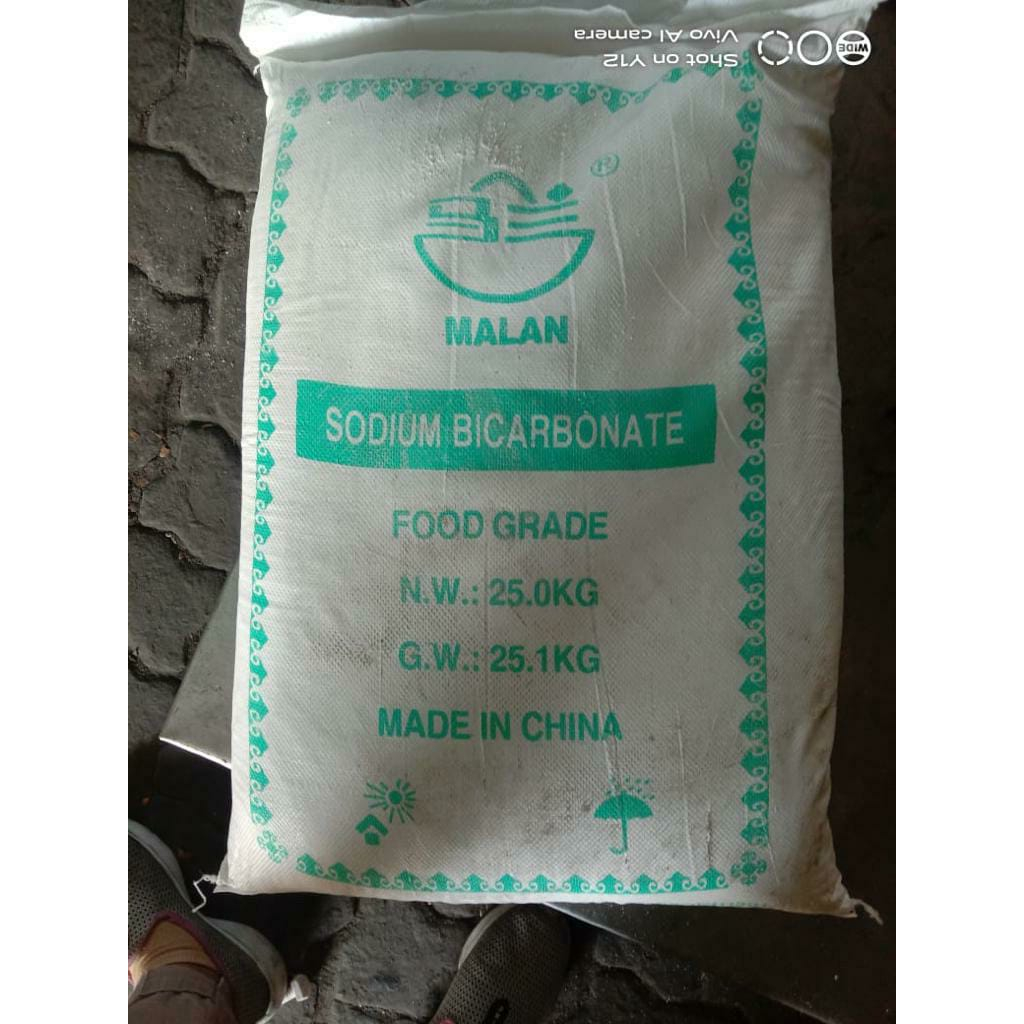 

Soda Kue/Baking Soda/Sodium Bicarbonat/Ex Malan Food Grade-25kg/Karung