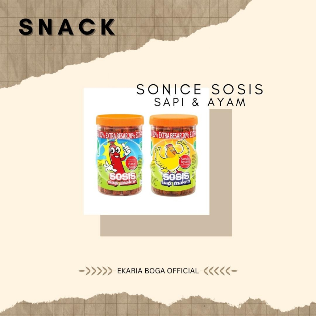 

SNACK | SOSIS | SO NICE | SOSIS SONICE | SONICE SOSIS SATUAN