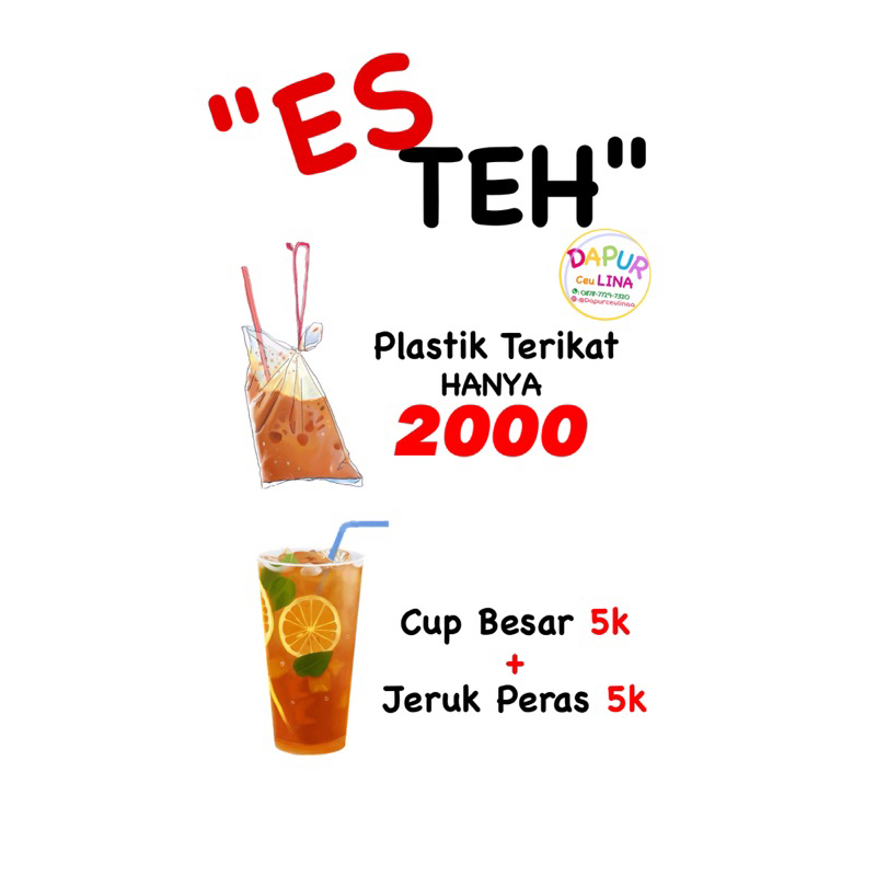 

ESTEH WANGI CUPBESAR