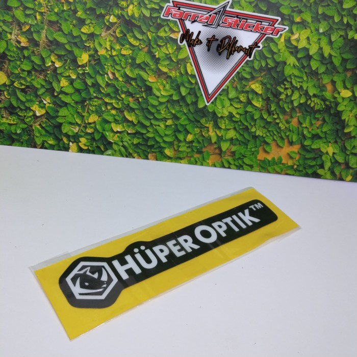 Sticker Huper Optik Premium stiker kaca film embos