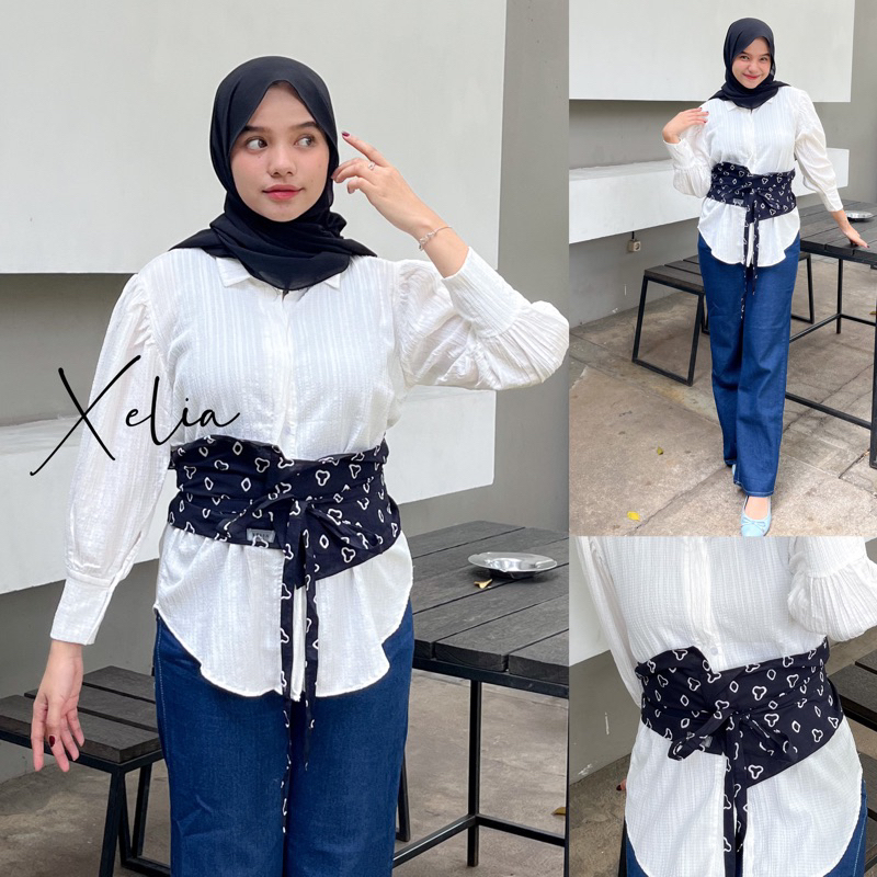 Obi Belt Ikat Pinggang Wanita Motif Batik