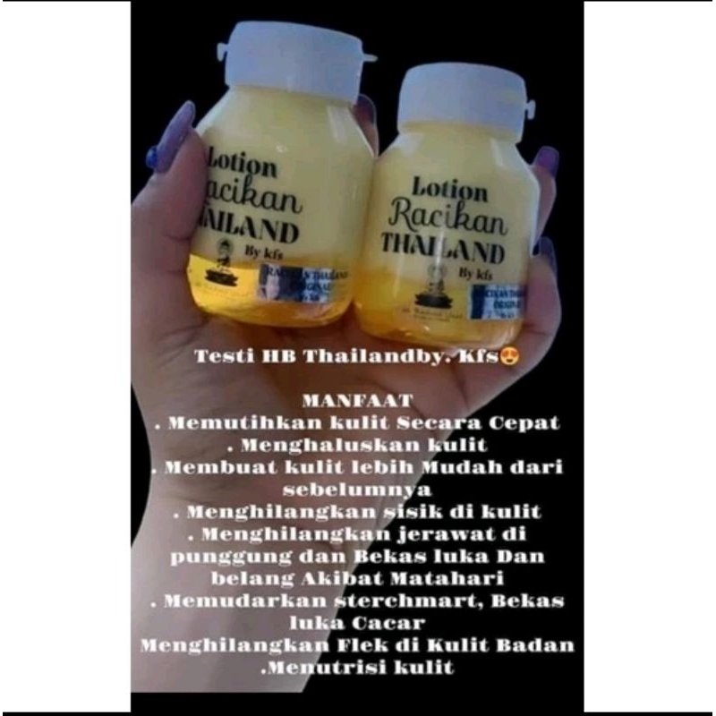Lotion Racikan Thailand