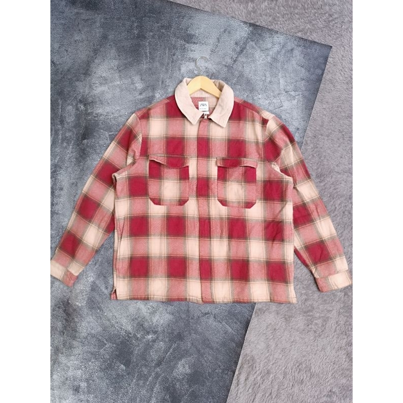 OUTER DOUBLE POCKET FLANEL VETERANO ZARA