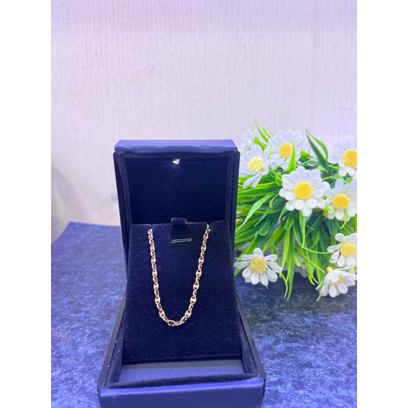 kalung rantai wanita kalung rantai emas kalung 700% rose gold