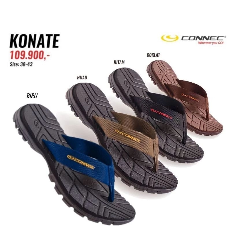 Sandal Jepit Connec Pria Model Konate