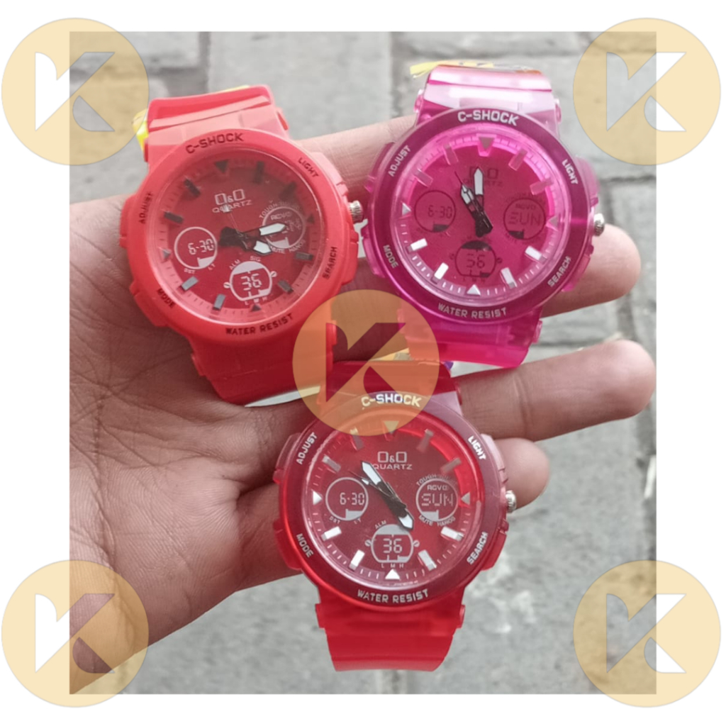 Jam Tangan Analog Murah Pria Wanita Murah - Jam Tangan Q&Q C-Shock casual murah