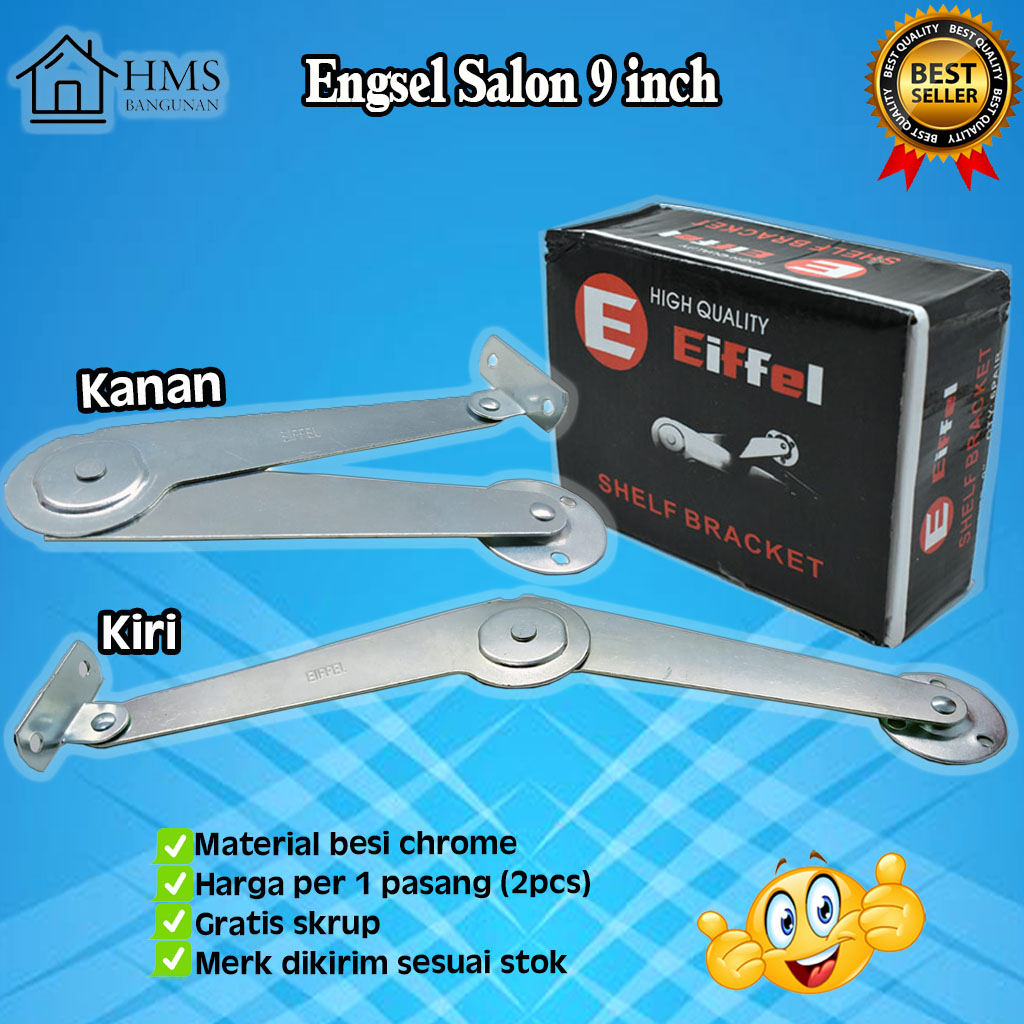 ENGSEL SALON / SIKUTAN JENDELA / ENGSEL WAYANG FREE SKRUP / ENGSEL SALON 1 PASANG / ENGSEL SALON 5 I